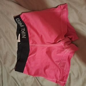 pink Xs nike pros